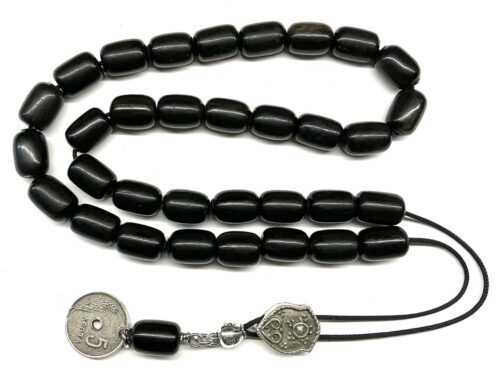 Κομπολόι 33άρι από κέρατο Νεροβούβαλου βαμμένο  HOR 8