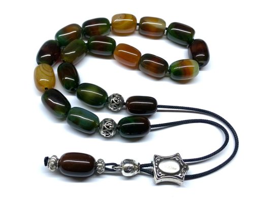 Κομπολόι από Αχάτη πολύχρωμο STO 64