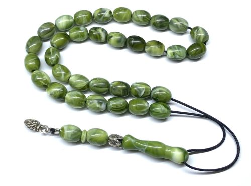 Κομπολόι 33άρι από Ρητίνη πράσινη RIT 1