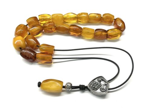 Κομπολόι από ατόφιο Κεχριμπάρι βασιλικό και βαλτικής AMB 155