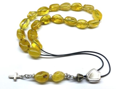 Κομπολόι από ατόφιο Κεχριμπάρι Βαλτικής AMB 188