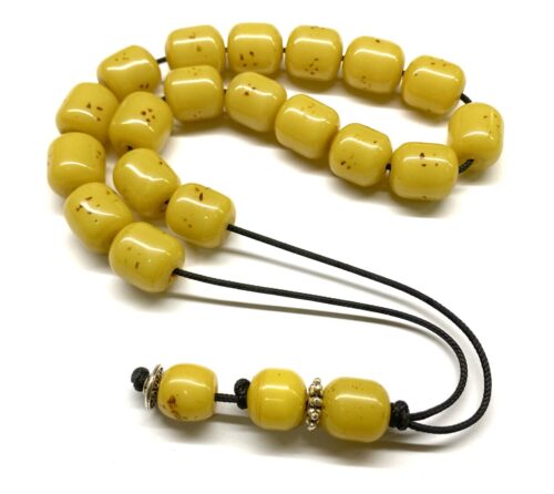 Κομπολόι από Σούντουρους παλαιό κίτρινο κροκί MAS 230