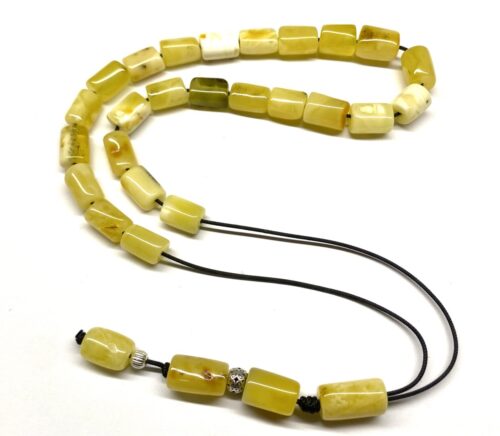 Κομπολόι από ατόφιο Κεχριμπάρι Βασιλικό AMB 146