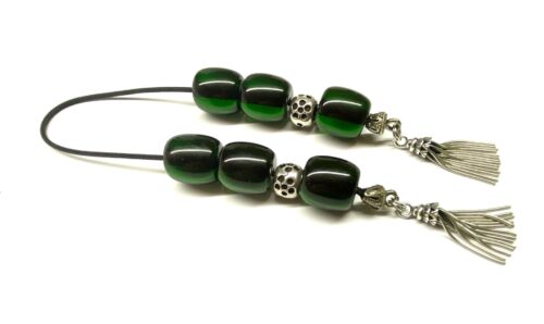 Μπεγλέρι από Μαστίχα Αιγύπτου νέας κοπής πράσινη και Ασήμι BEG 330