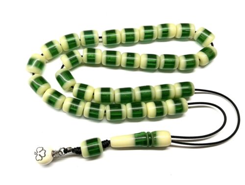 Κομπολόι 33άρι από πράσινη ρητίνη RIT 133