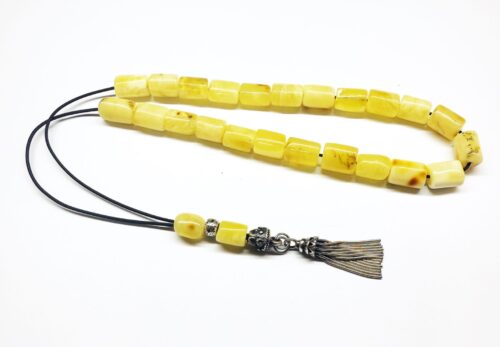 Κομπολόι από ατόφιο Κεχριμπάρι βασιλικό AMB 148