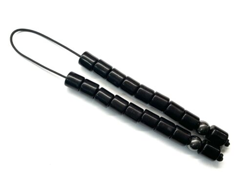 Κομπολομπέγλερο από μαύρη ρητίνη BEG 800