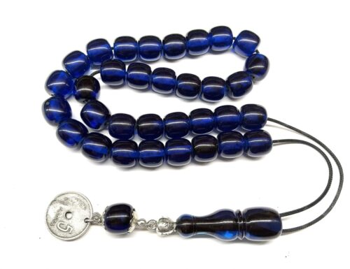 Κομπολόι 33άρι από Μαστίχα νέας κοπής μπλέ ρουά MAS 180