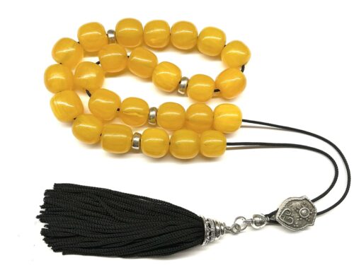 Αρωματικό Κομπολόι από Λιβάνι κίτρινο  LIV 28