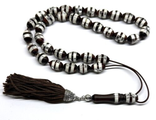 Κομπολόι 33άρι από Κουκ στολισμένο με ένθετα WOO 42