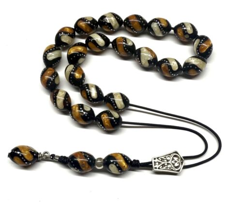 Κομπολόι από Κουκ στολισμένο με ένθετα WOO 82