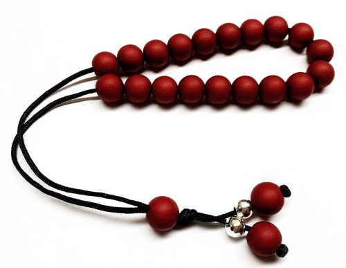 Κομπολόι μπομπονιέρας από Ρητίνη ματ