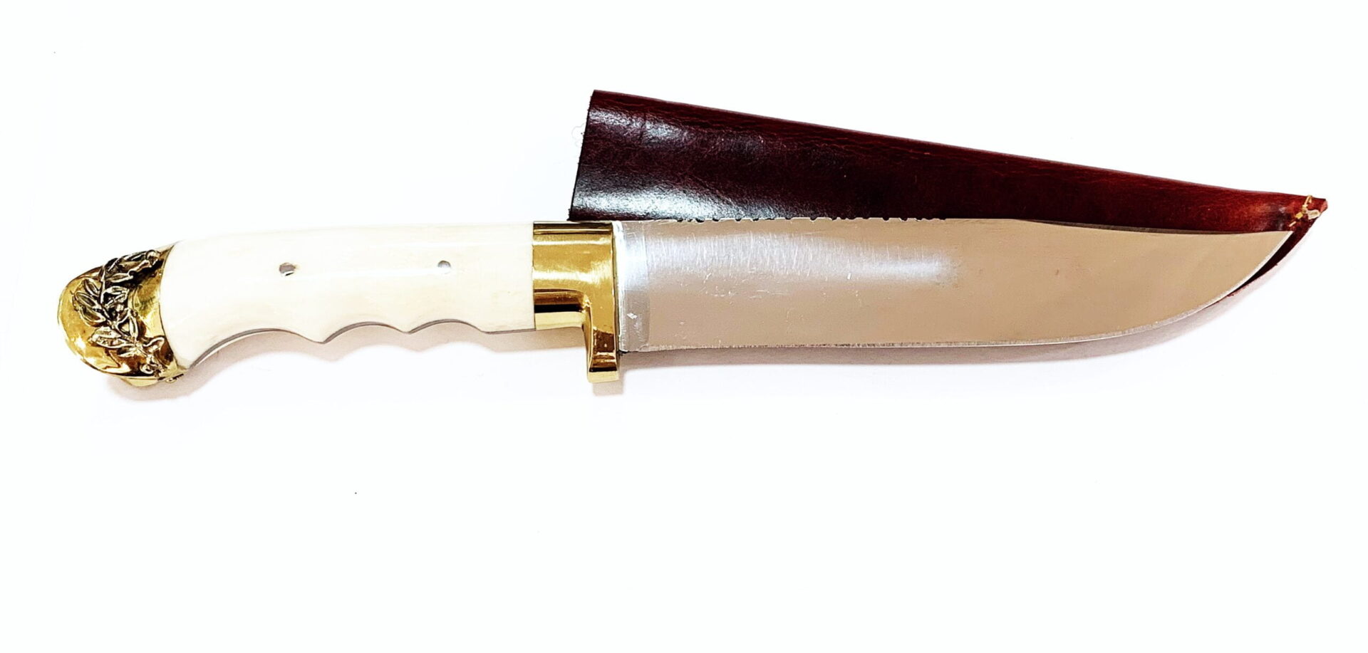 Κρητικό μαχαίρι από Ανοξείδωτο ατσάλι με λαβή από κόκκαλο καμήλας